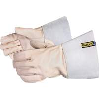Welder's Gloves with Kevlar&reg; Sewn Out-Seams, Split Cowhide, Size 7 Auto-Cam