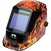 Casque de soudeur autonoircissant Leadhead, 3,8" lo x 3,4" la Champ de vision, Teinte 9 - 13 Auto-Cam