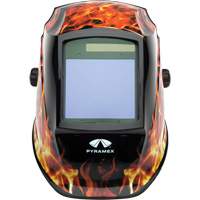 Casque de soudeur autonoircissant Leadhead, 3,8" lo x 3,4" la Champ de vision, Teinte 9 - 13 Auto-Cam