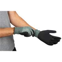 Gants &eacute;cologiques enduits &agrave; prise cr&ecirc;p&eacute;e, 8, R&ecirc;vetement Mousse de latex, Calibre 15, Enveloppe en Nylon/rPET Auto-Cam