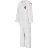 SFR Coveralls with Collar, Medium, White, Tyvek&reg; 400 Auto-Cam