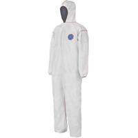 SFR Coveralls with Hood, Medium, White, Tyvek&reg; 400 Auto-Cam