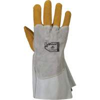 Endura&reg; 335DBP Welding Gloves, Split Cowhide/Split Elkhide, Size Small Auto-Cam