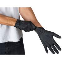 Vending Pack Disposable Gloves, Small, Nitrile, 5-mil, Powder-Free, Black, Class 2 Auto-Cam