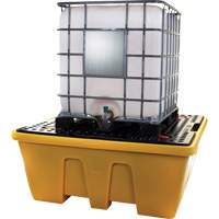 IBC Spill Pallet, 333 US gal. Spill Capacity, 66" x 66" x 27.5" Auto-Cam