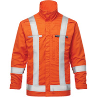 UltraSoft&reg; 7 oz. Skyline Summer Bomber Jacket, Small, High Visibility Orange Auto-Cam