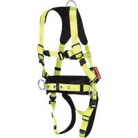 FBH-70110B PeakPro Plus Series Safety Harness with Trauma Strap, CSA Certified, Class AP, Small Auto-Cam