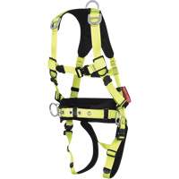 FBH-70110G-S PeakPro Plus Series Safety Harness, CSA Certified, Class AEP, Small Auto-Cam
