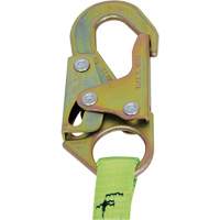 SA-5405-4 Shock Absorbing Lanyard, 4', Snap Hook Center, Snap Hook Leg Ends, Polyester Auto-Cam