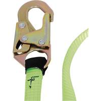 SA-54000-6 Shock Absorbing Lanyard, 6', Snap Hook Center, Snap Hook Leg Ends, Polyester Auto-Cam