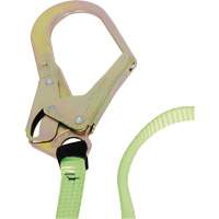 SA-54022-4 Shock Absorbing Lanyard, 4', Form Hook Center, Snap Hook Leg Ends, Polyester Auto-Cam