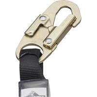 SA-5500-4 Shock Absorbing Lanyard, 4', Snap Hook Center, Snap Hook Leg Ends, Galvanized Steel Auto-Cam