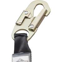 SA-55522-4 PVC-Coated Shock Absorbing Lanyard, 4', Form Hook Center, Snap Hook Leg Ends, Galvanized Steel Auto-Cam