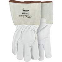 Gants r&eacute;sistant &agrave; la coupe et &agrave; l'arc &eacute;lectrique Van Goat 549, Taille Moyen, Enveloppe en Cutshield/Para-aramide/Polyester/Acier inoxydable/Ch&egrave;vre, ASTM ANSI niveau A6/EN 388 niveau F Auto-Cam