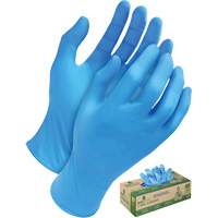 Gants jetables en tri polym&egrave;re, Petit, Poly&eacute;thyl&egrave;ne, 5 mils, Sans poudre, Bleu Auto-Cam