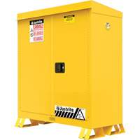 Outdoor Flammable Storage Cabinet, 30 gal., 2 Door, 43" W x 44" H x 18" D Auto-Cam