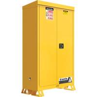 Outdoor Flammable Storage Cabinet, 45 gal., 2 Door, 43" W x 65" H x 18" D Auto-Cam