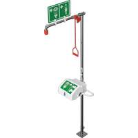 Combination Shower with Closed ABS Bowl & Top Inlet, Pedestal Auto-Cam