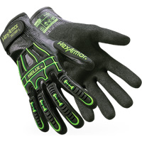 Gants Helix 3027IMP, Taille 6/T-petit, Calibre 21, Rev&ecirc;tement Nitrile, Enveloppe en PEHP, ASTM ANSI niveau A7 Auto-Cam