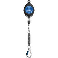 Self-Retracting Lifeline, 20', Galvanized Steel, Swivel Auto-Cam