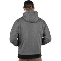 M12 Heated Hoodie (Jacket Only), Men's, Medium, Grey, Poly-Cotton Auto-Cam