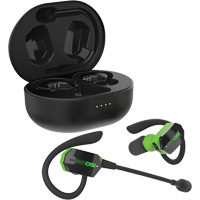 &eacute;couteurs Bluetooth UltraComm Aware noir & vert Auto-Cam