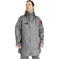 Manteau CoreMAX FR 35" avec capuchon attach&eacute;, Petit, Gris Auto-Cam