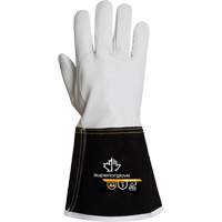 Endura&reg; 399GKGL5 Welding Gloves, Grain Goatskin, Size X-Small Auto-Cam