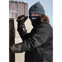 WORKSKIN Balaclava, Polyester, Black Auto-Cam