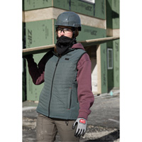 WORKSKIN Balaclava, Polyester, Black Auto-Cam