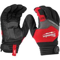 Anti-Vibration Work Gloves, Size Small, Synthetic Palm Auto-Cam
