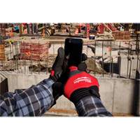 Anti-Vibration Work Gloves, Size Small, Synthetic Palm Auto-Cam