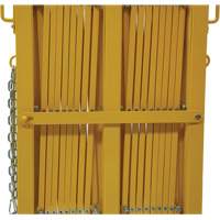 Expandable Barrier, 84" H x 20' L, Yellow Auto-Cam