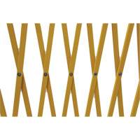 Expandable Barrier, 84" H x 20' L, Yellow Auto-Cam