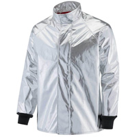 Heat Reflective Coat, 2X-Large, Aluminized PBI Kevlar&reg; Auto-Cam