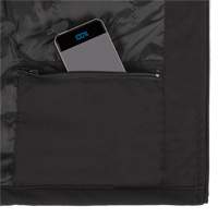 Heated Soft-Shell Jacket, Men's, Small, Black Auto-Cam