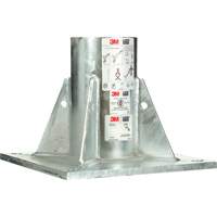 DBI-SALA&reg; Confined Space Floor Mount Base, Galvanized Auto-Cam