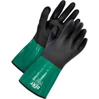Chemical-Resistant Gloves with Cut-Resistant Lining, Size 6/X-Small, 12" L, PVC Auto-Cam