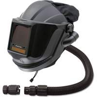 MAXSHIELD&reg; Supplied Air Respirator Shield & Flip-Front Welding with ADF Lens & Control Valve, Universal, Facepiece Auto-Cam