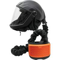 Respirateur &agrave; adduction d'air purifi&eacute; avec visi&egrave;re et ensemble de ventilation PEAKAIR DEFENDER, Respirateur &agrave; masque, Pile Lithium-ion Auto-Cam