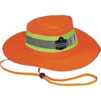 GloWear 8935 Ranger Sun Hat, Small/Medium, High Visibility Orange, Polyester Auto-Cam