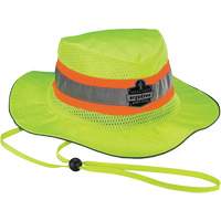 Chill-Its 8935MF Cooling Microfibre Ranger Sun Hat, Small/Medium, Hi-Vis Lime Auto-Cam