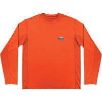 Chemise de refroidissement &agrave; manches longues avec protection solaire et UV Chill-Its 6689, Orange, Petit Auto-Cam