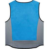 Chill-Its 6667 Wet Evaporative Cooling Vest with Zipper Closure, Medium, Blue Auto-Cam