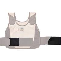 Chill-Its 6240 Phase Change Cooling Vest Elastic Extenders Auto-Cam