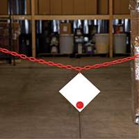 Chaîne de barri&egrave;re en plastique, Vert Auto-Cam