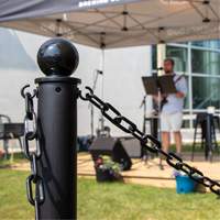 Chaîne de barri&egrave;re en plastique, Vert Auto-Cam