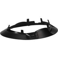 Bordure large compl&egrave;te &agrave; agrafe pour casque d'alpiniste RZRBack, blanc Auto-Cam