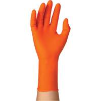 Gants jetables TOUCHNTUFF 93-800, 6,5/7, Latex/N&eacute;opr&egrave;ne/Nitrile, 23,6-mils, Sans poudre, Orange Auto-Cam