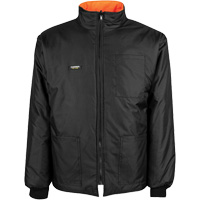 Manteau haute visibilit&eacute; 7-en-1, Polyester, Orange haute visibilit&eacute;, T-petit Auto-Cam